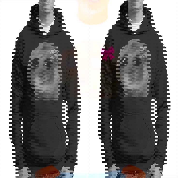 公式悲しいハムスターミーム パーカー