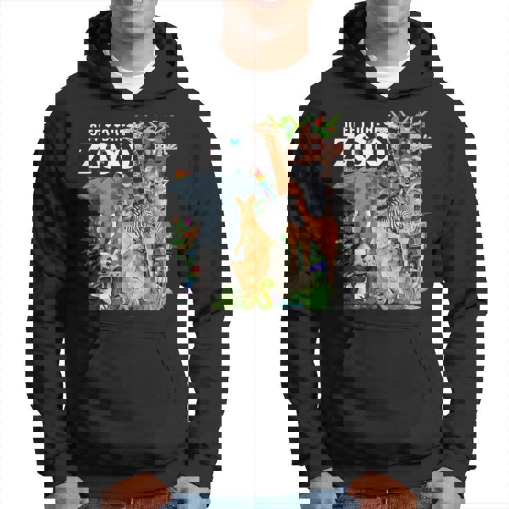 動物園動物 サファリパーティー 動物園サファリ動物園 パーカー