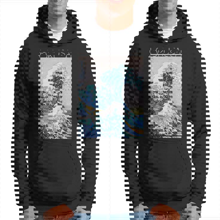 北斎 神奈川沖大波 アーティストのために パーカー