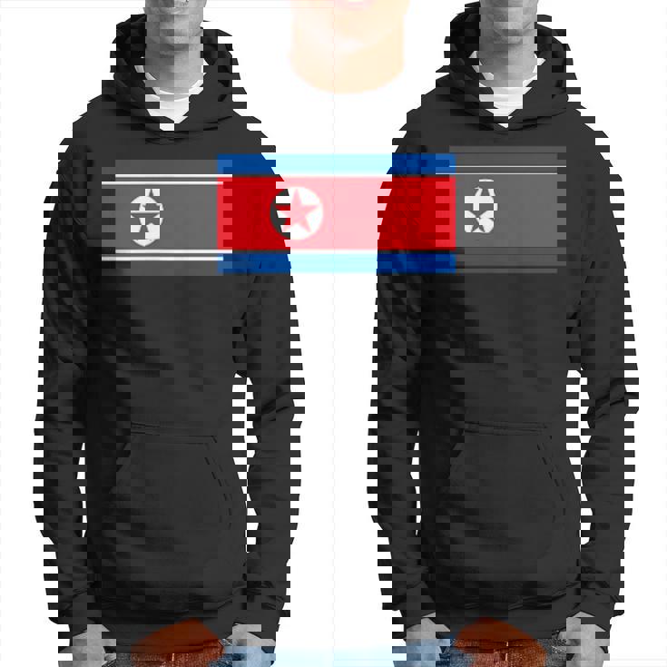 北朝鮮旗北朝鮮ピョンヤン。 パーカー