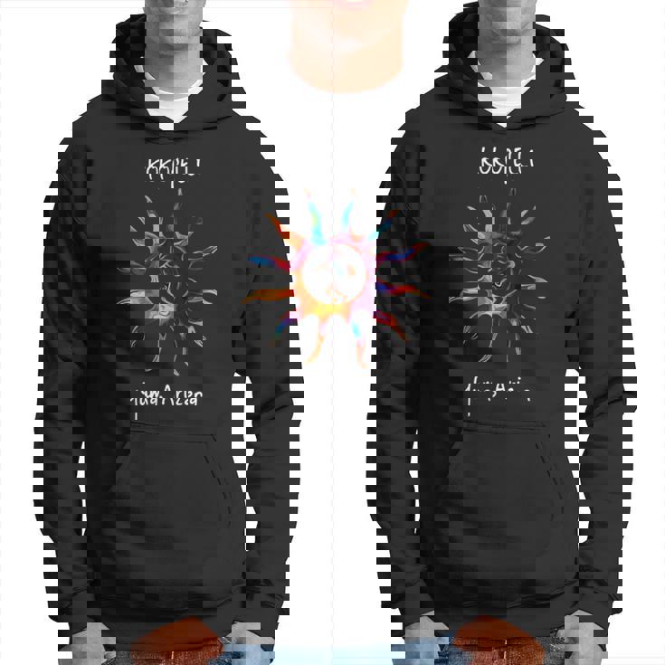 南西の太陽とココペリ パーカー