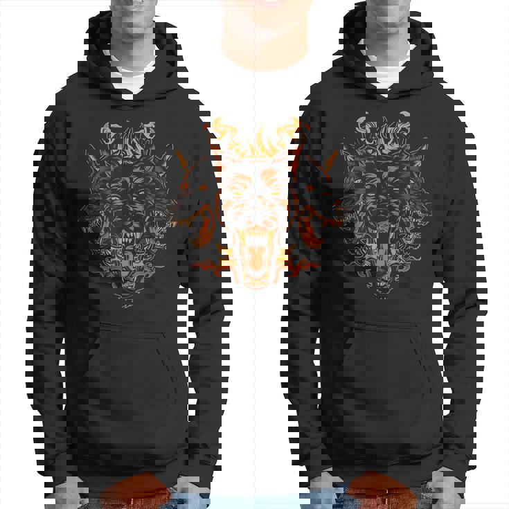 古代ギリシャ神話 ケルベロス 三頭犬 ケルベロス パーカー