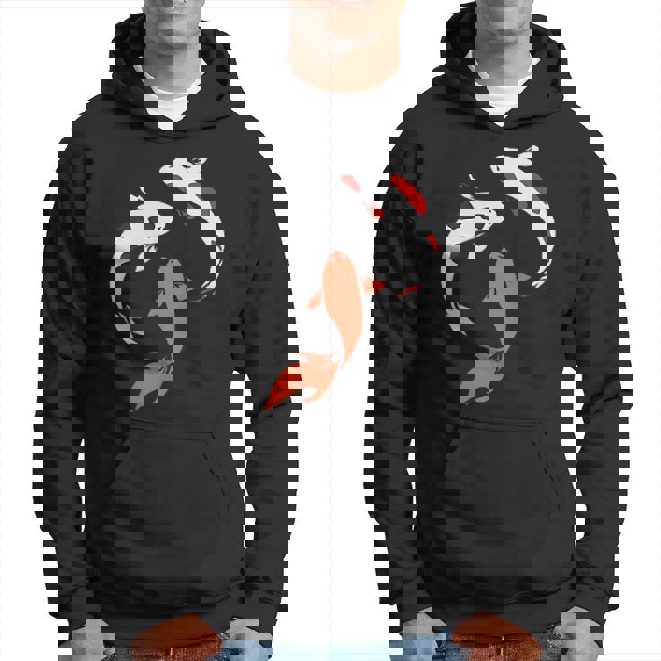 国産鯉 庭 池 魚 パーカー