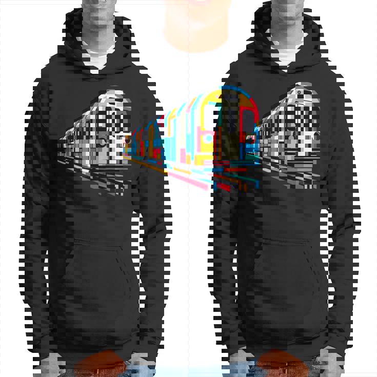 地下鉄 列車 地下鉄 機関車 鉄道愛好家 パーカー