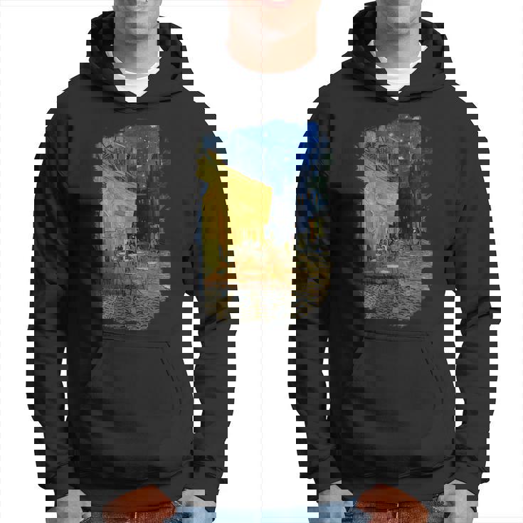 夜のカフェテラス ゴッホ パーカー