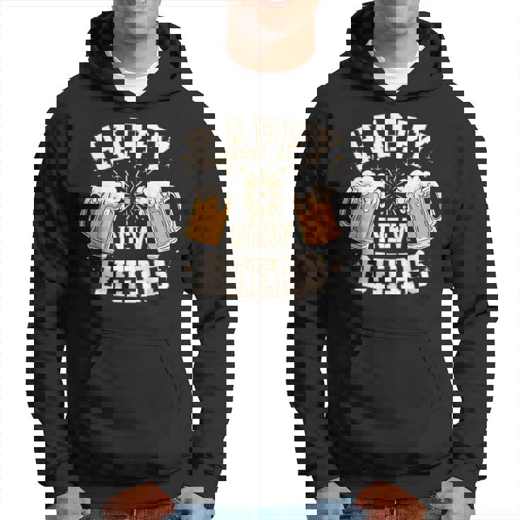 大晦日パーティー ハッピーニュービール おもしろビール愛好家ギフト パーカー