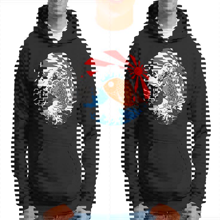 大漁旗 魚 鯛 旗 イラスト 波 ソーラン節 かわいい おもしろ おしゃれ パーカー