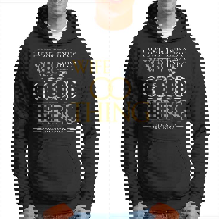 妻を見つけた彼は、良いことを見つける 夫のことわざ 18 22 パーカー