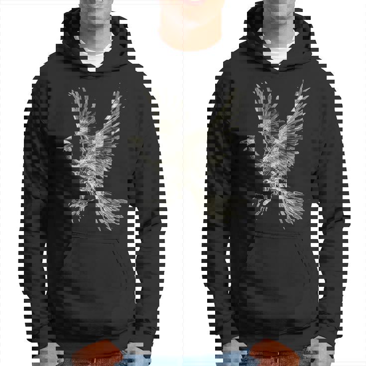 始祖鳥 恐竜 グラフィックアートワーク 始祖鳥 パーカー