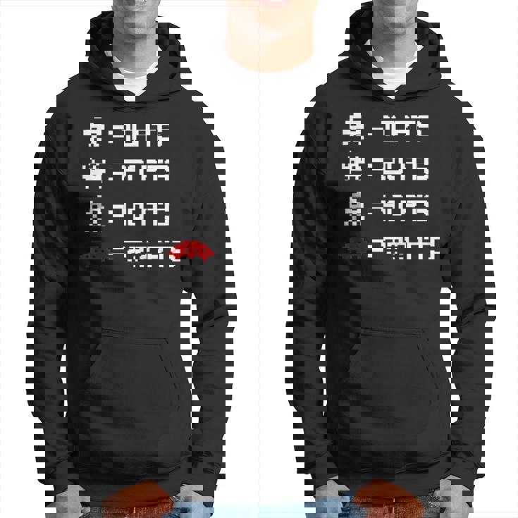 宇宙からのレトロなエイリアンインベーダー 80年代8ビットビデオゲームシャツ パーカー