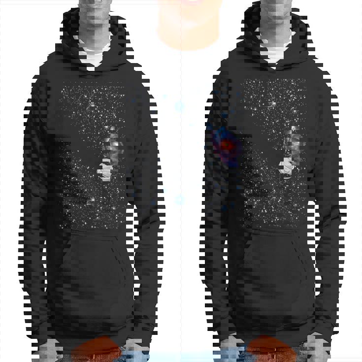 宇宙の星 面白いドレス ロボット掃除機 天の川 パーカー