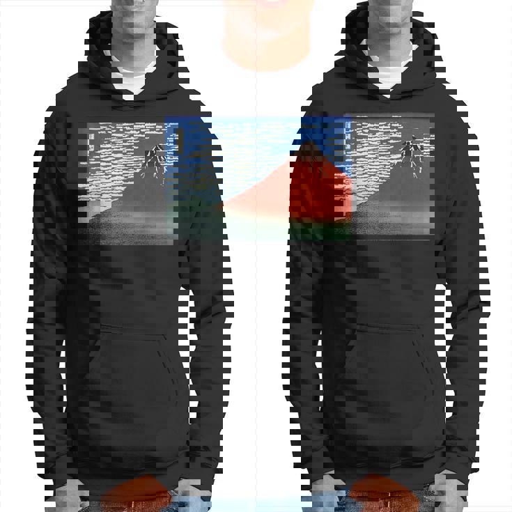 富士 晴天の山 葛飾北斎 パーカー