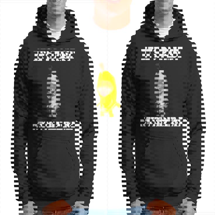 寝る時間が過ぎた面白い猫のミーム パーカー