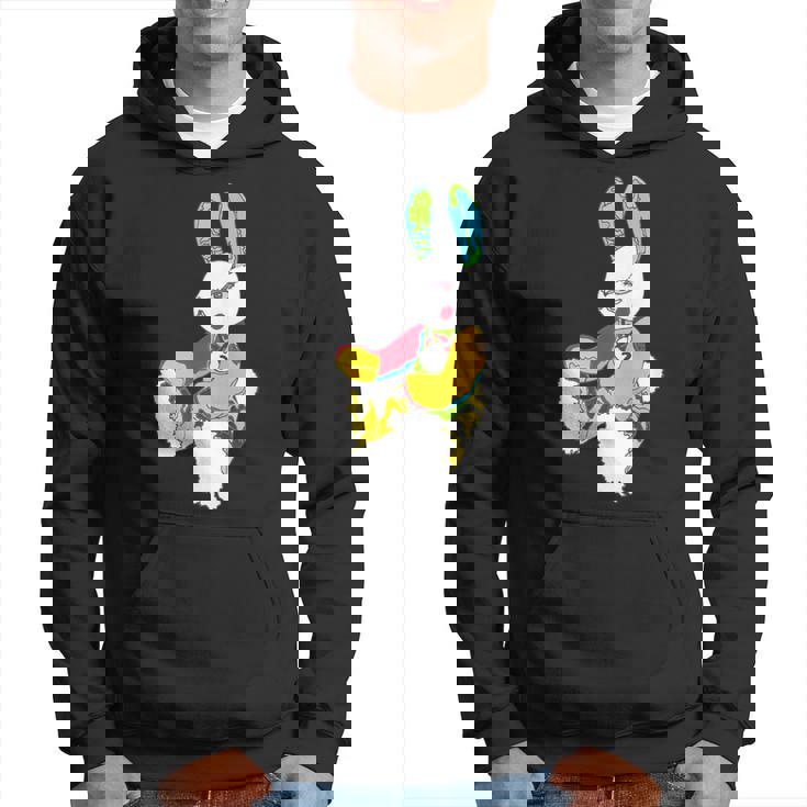 小さめうさぎ星人 Yunaカラー パーカー