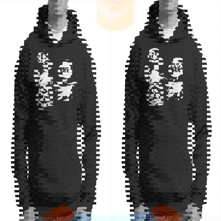 座って歩く 車いす ユーモア ジョーク 障害者 車いす パーカー