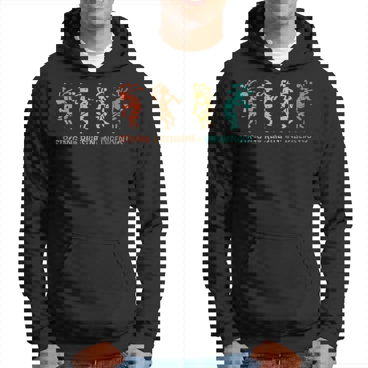 強靭で弾力性のある先住民のココペリ パーカー