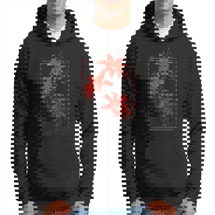 彼岸花 または 曼珠沙華 グランジ 日本の アニメ 美学 パーカー