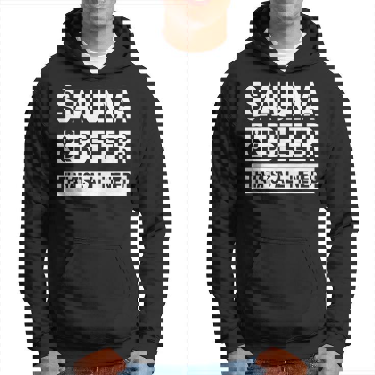 必要なのはサウナ&ビール パーカー