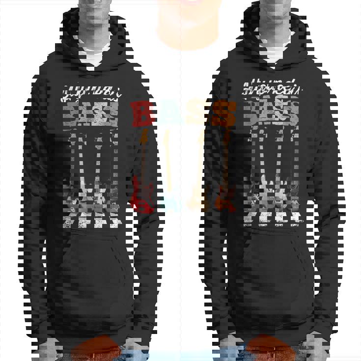 必要なのはベースだけ ベーシストのための有名なクロスウォーク All You Need Is Bass パーカー