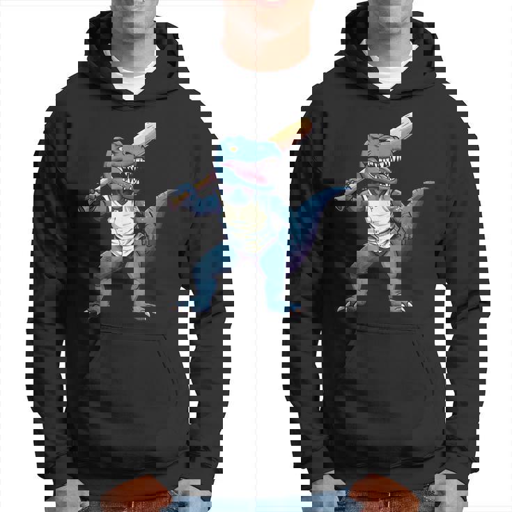 恐竜 野球 シーズン バット ボール パーク トレックス ディノ ホームラン ヒット パーカー