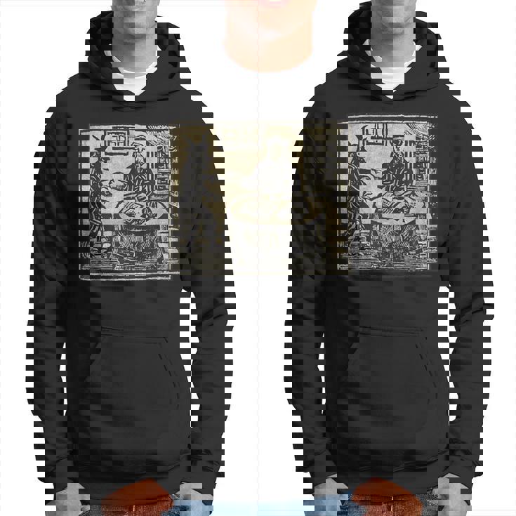 悪魔 オカルト 鬼 召喚 ゴス ホラー 美的 ウッドカット パーカー