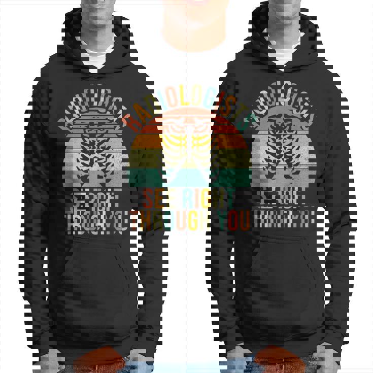 放射線科医があなたを通して見る放射線科 パーカー