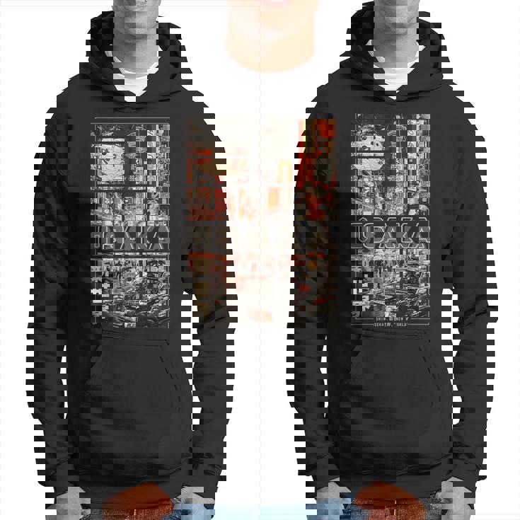 日本 大阪 ヴェイパーウェイヴ 日本語 レトロ な雰囲気 美学 パーカー