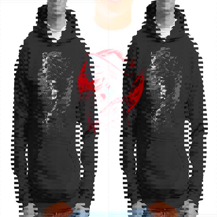 日本の芸者 死神 オタクゴス アニメ アート ファッション 2 パーカー