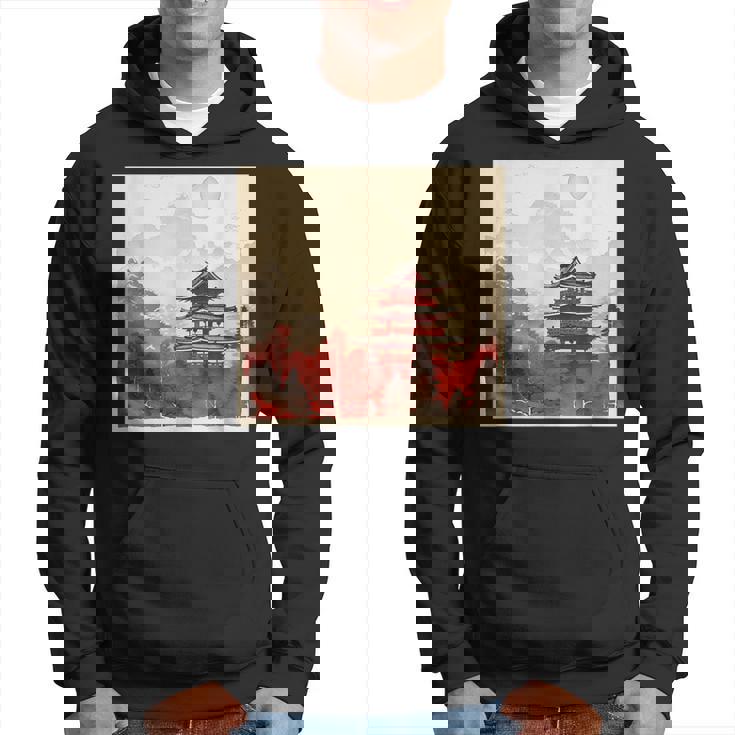 日本アジア アジア 日本風 ヴィンテージ レトロ 自然 パーカー