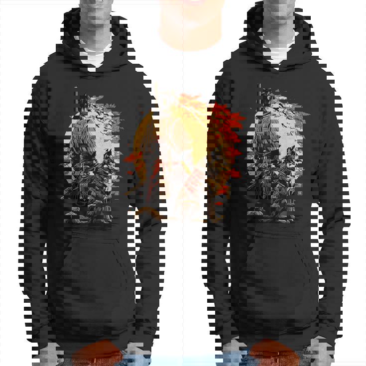 日本美術 忍者 浮世絵 アニメ風 侍 改 健 パーカー