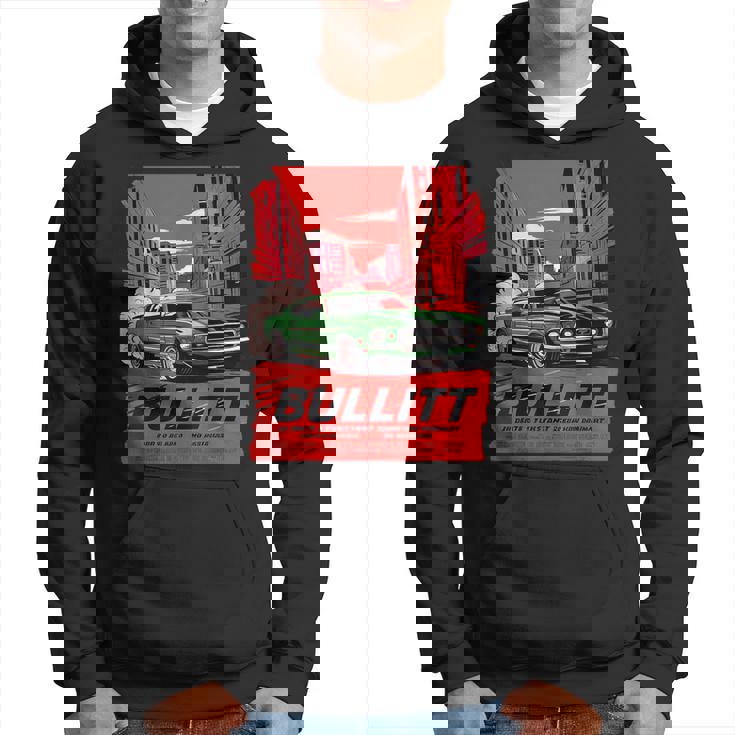 映画 ブリット マッスルカー イラスト パーカー