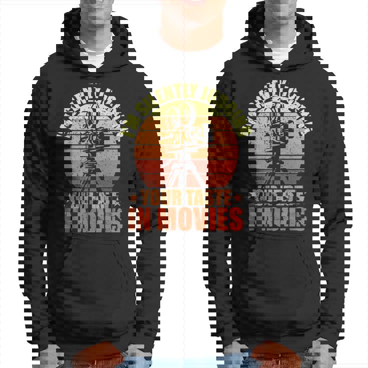 映画で味を判断する 映画ファン 映画 シネマ パーカー