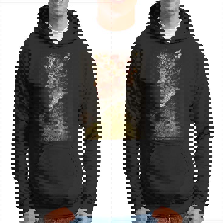 春のジュゼッペアルチンボルド絵画 パーカー