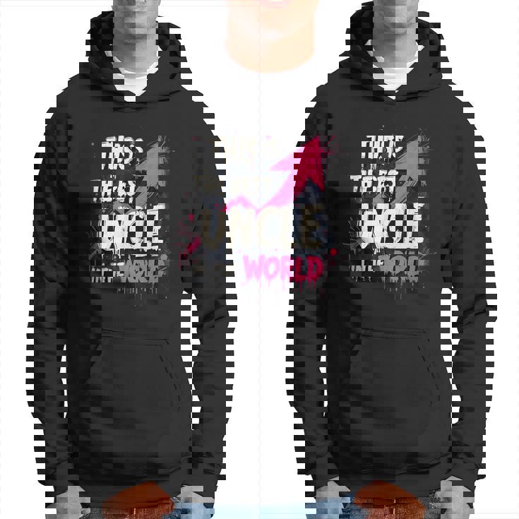 最高の叔父デザイン パーカー