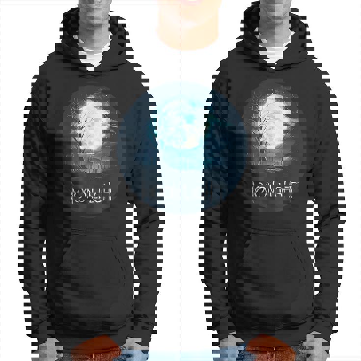 月光愛好家のための素晴らしい夜の服。 パーカー