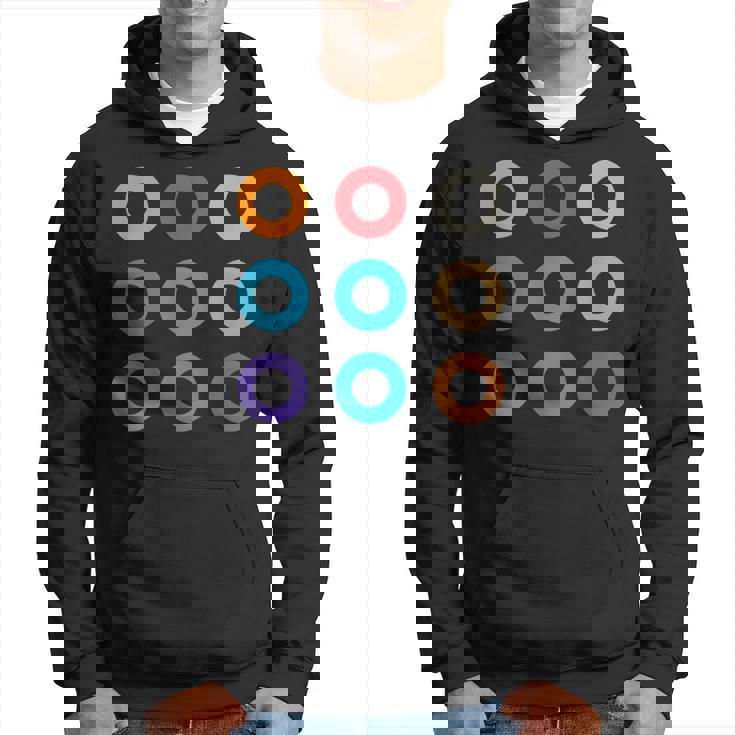 東京の地下鉄 カラー 色 マーク 丸【電車ファン】鉄道【変なtシャツ屋さん】メトロ 面白い ポップ パーカー