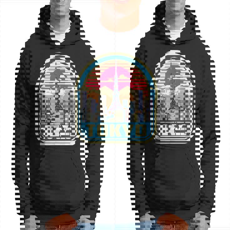 東京シティスカイライン ヴィンテージ 日本土産 レトロカラー パーカー