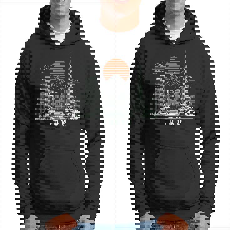 東京スカイライン 日本 富士山 ランドマーク 東京タワー お土産 パーカー