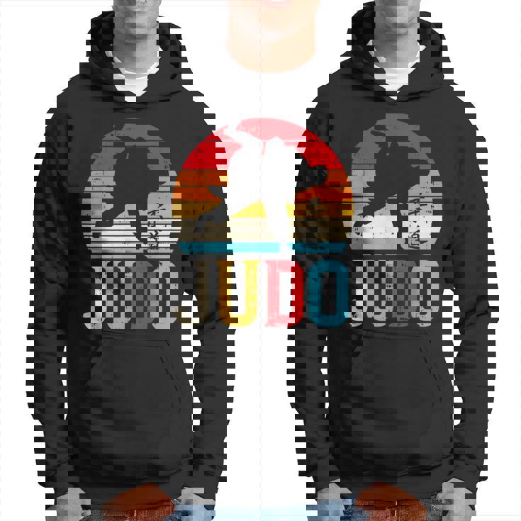 柔道投げ レトロ 日本の格闘技 柔道家 ファイター ギフト パーカー