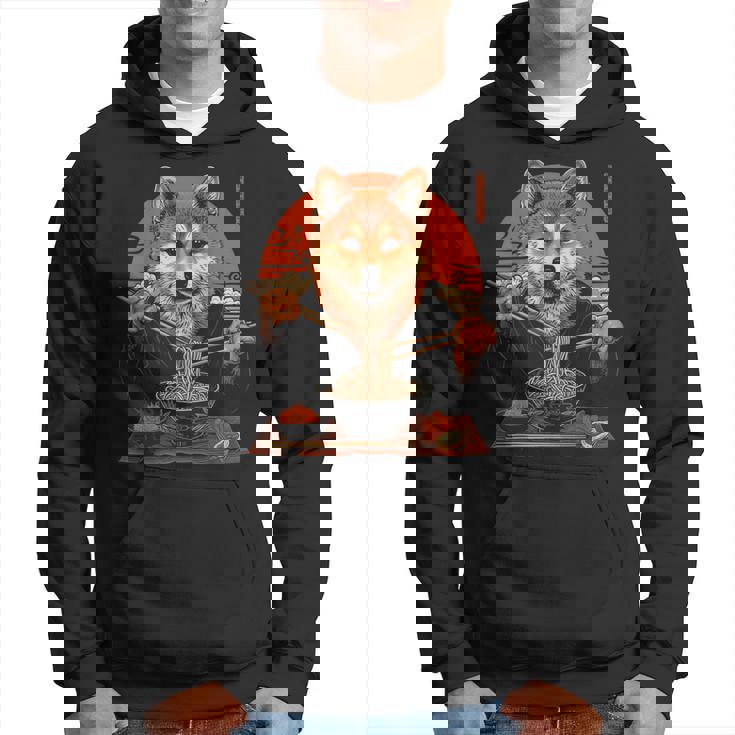 柴犬 ラーメン 麺 日本犬好き アニメ デザイン パーカー