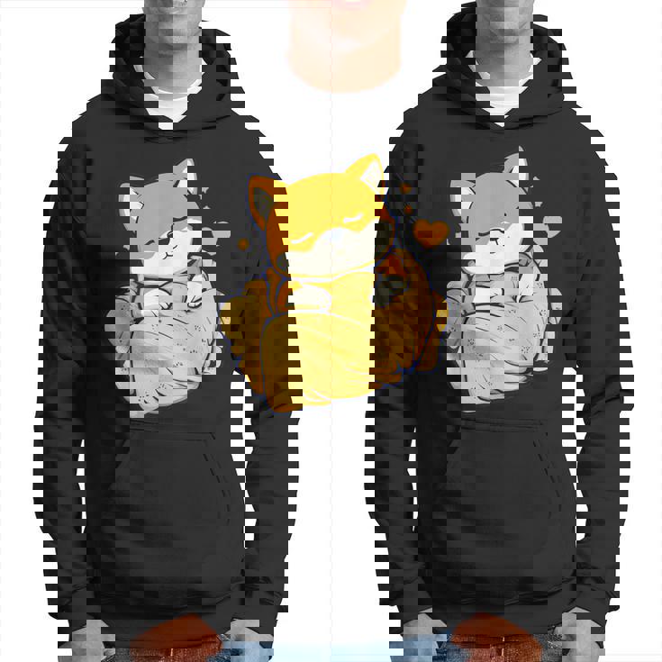 柴犬寝パジャマナイトタイムかわいいグラフィックネグリジェ パーカー