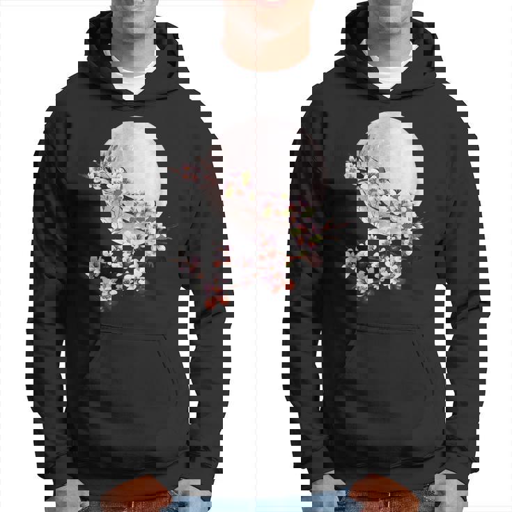 桜 花 満月 さくら 日本文化 パーカー