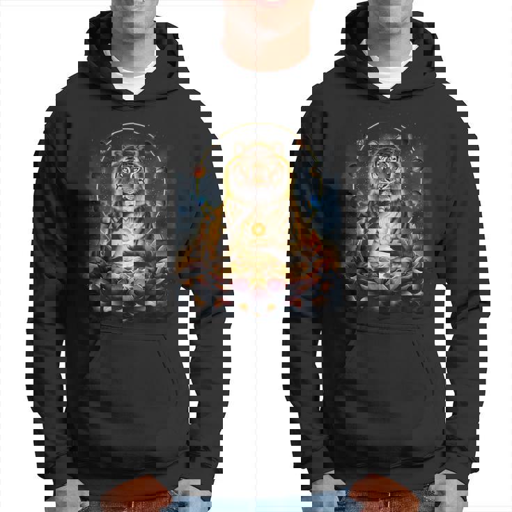 極楽浄土 天国 蓮の花 宇宙 虎 トラ パーカー