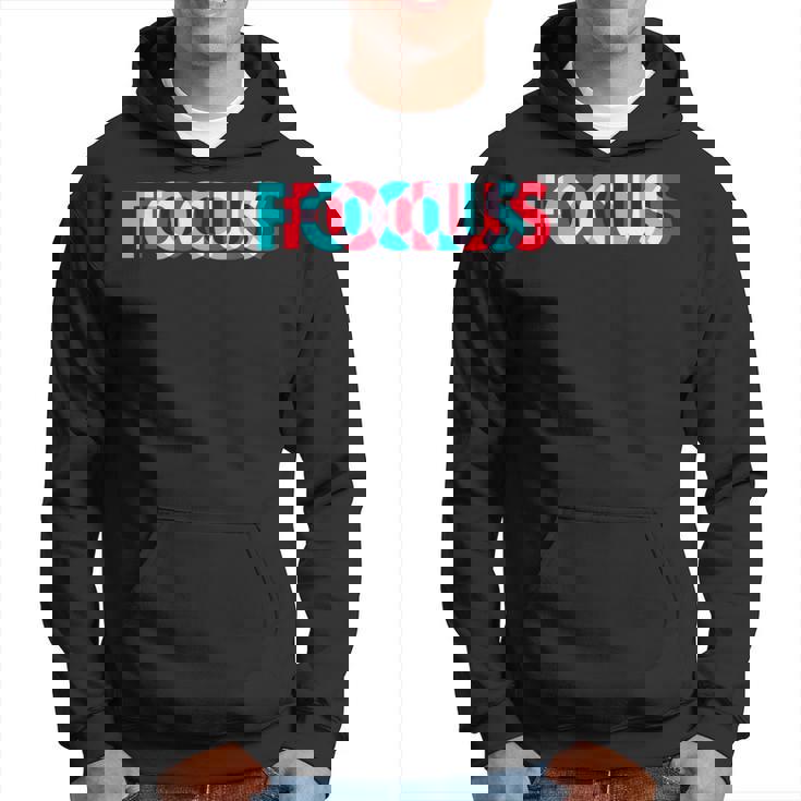 楽しいフォーカスデザイン 錯覚トリッピー パーカー