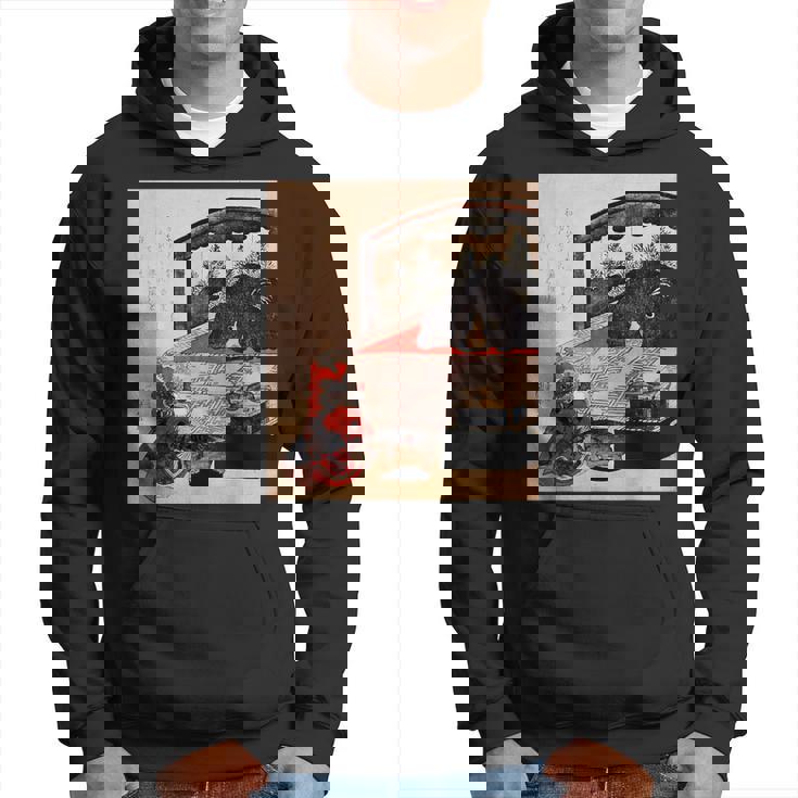 歌川国芳 訓練中の遊女 パーカー