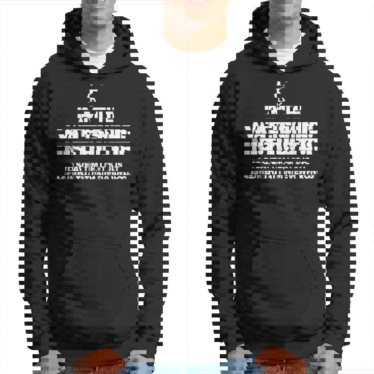 水上スキーインストラクターグラフィック I Am Never Wrong パーカー