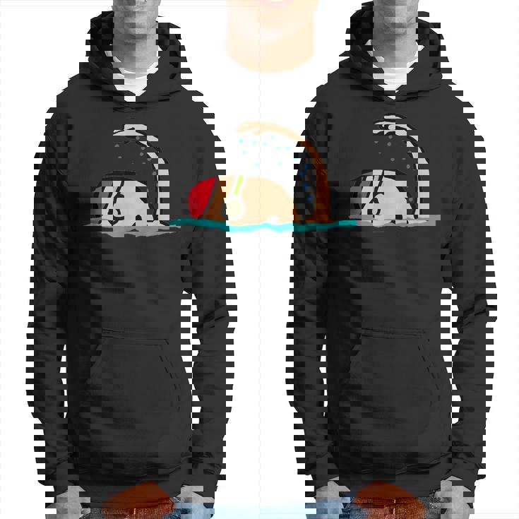 水泳。 パーカー