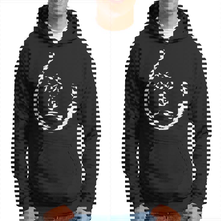 江戸時代の侍風にデザインした へのへのもへじ ユニーク ユーモア 面白い ふざけ ゆる かわいい インパクト パーカー