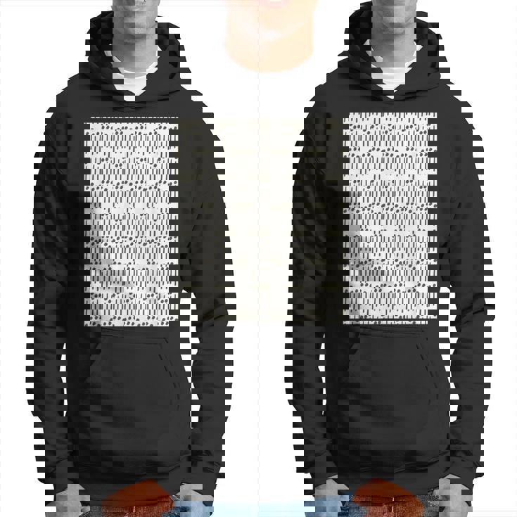 点と線 白 黒 パーカー