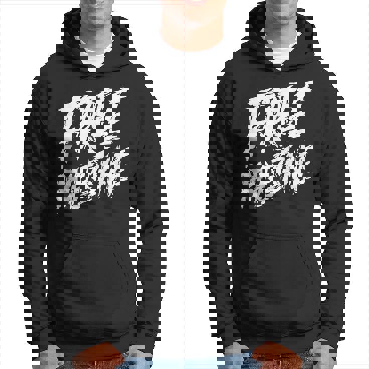 無料のパレスチナ抗議支援 ガザとエルサレムへのギフト パーカー